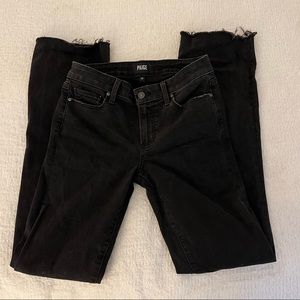 Paige Manhattan bootcut black jeans